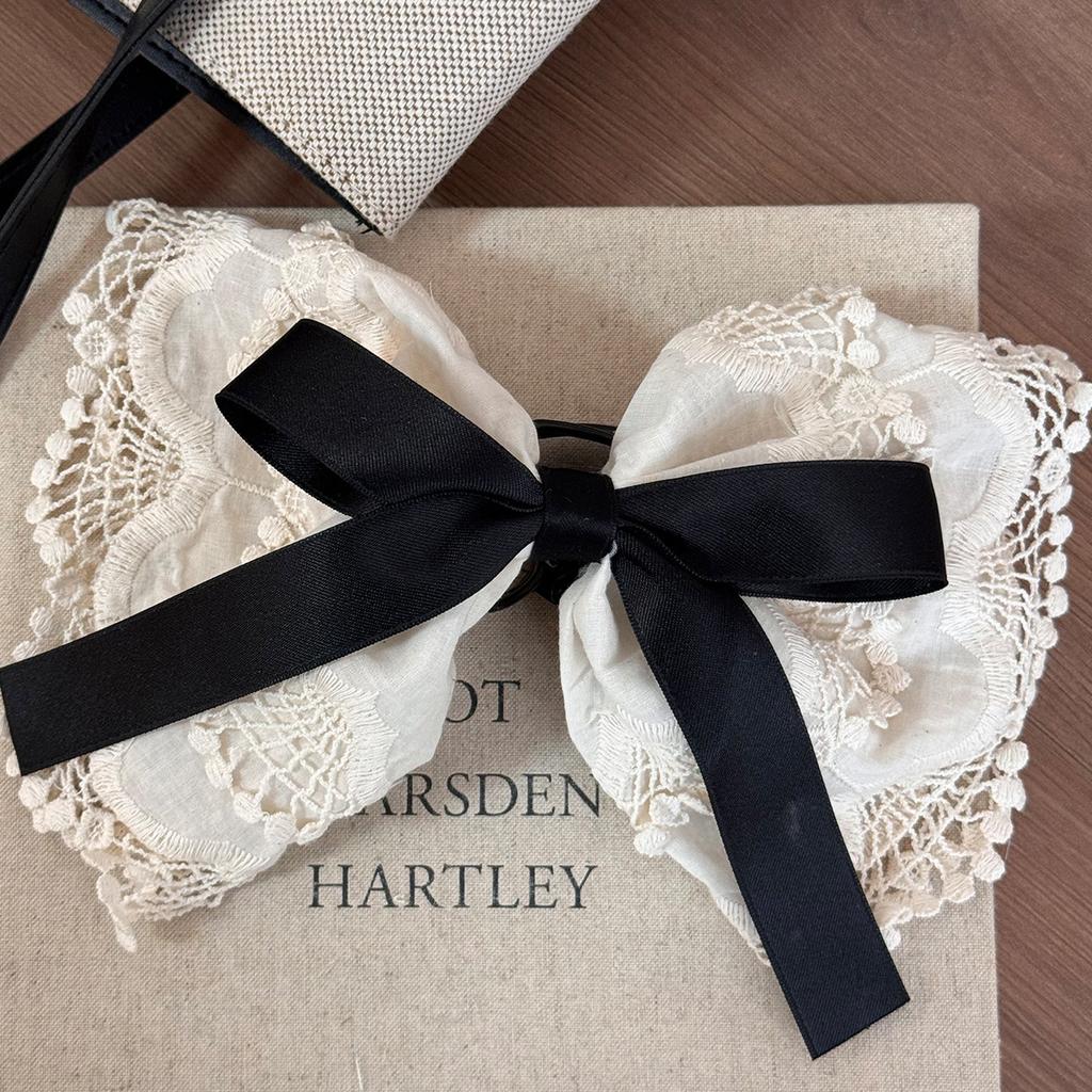 Korean hair accessories pins and clips for girls women bow Crab vintage popular trendy leading fashion kpop Ribbon  Designer