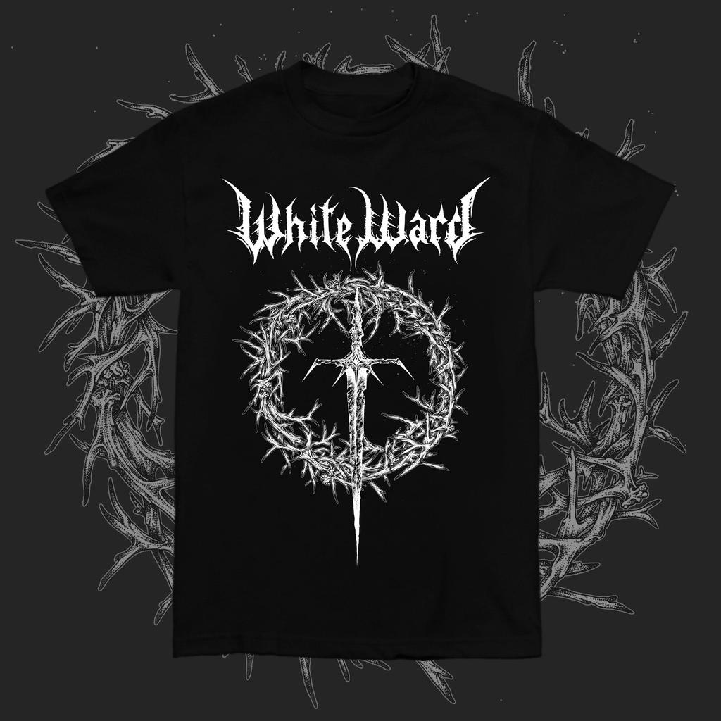 White Ward Debemur Morti Band TShirt Cotton Graphic Tee Unisex Women Summer Streetwear Top