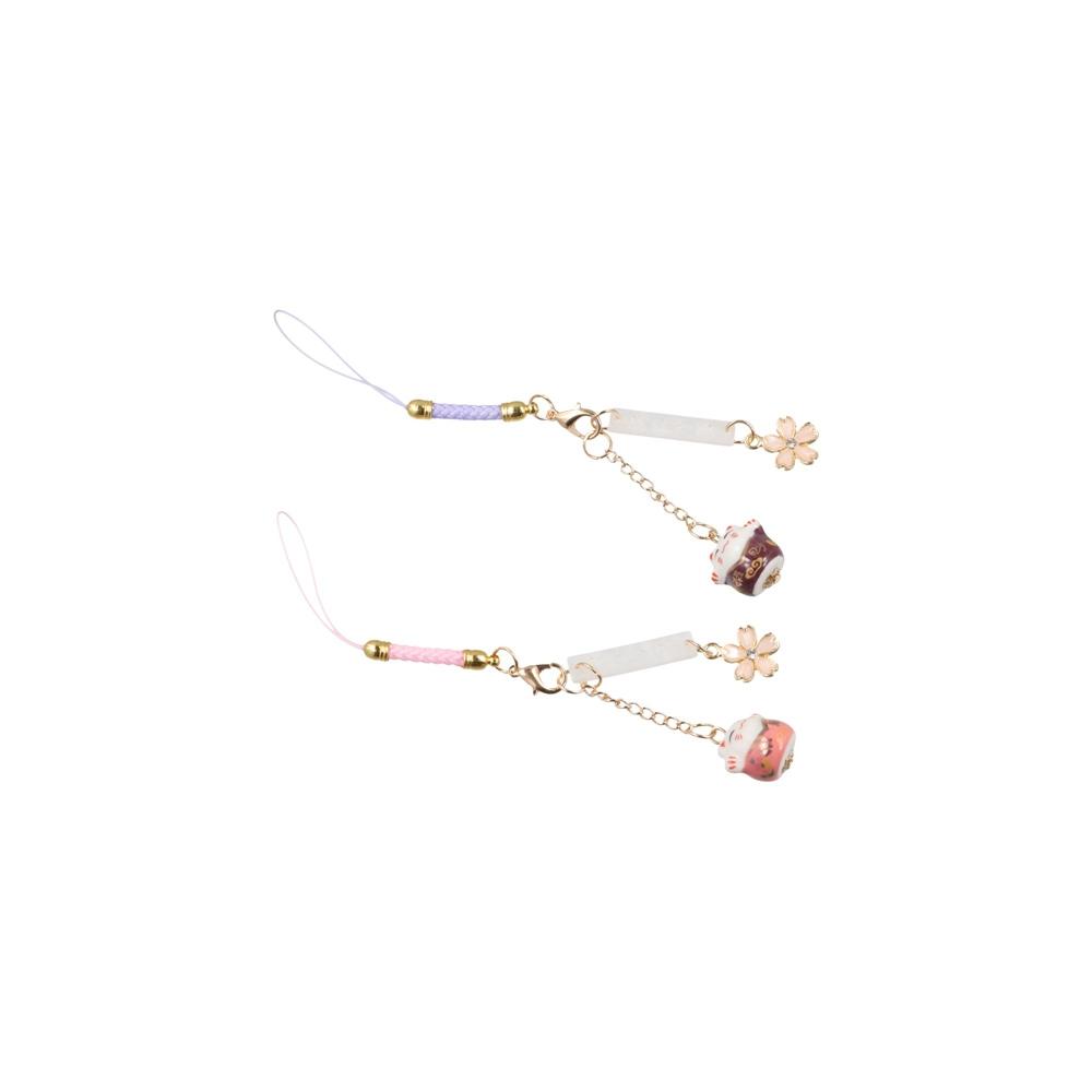 Hanging Rope Phone Pendant Daisy Mobile Phone Rope Camera Lanyard Maneki Neko Smart Phone Strap