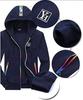 Aspersio Hooded Long Sleeve Sweatshirt Hoodie and Perfect for Sports and Sweatshirt with Hood and Fleece Perfect for and Street Running Jacket and