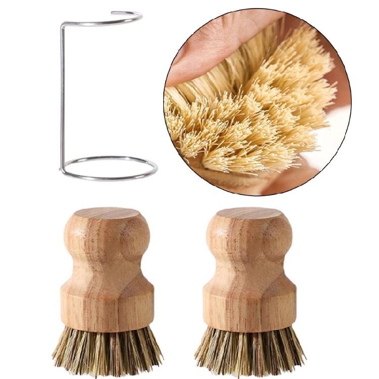 Versatilitys Wood Dish Cleaning Brush Dish Scrubber with Toughly Bristles for Pots, Pans, and Vegetable Surfaces Brushes