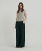 LOSSYROW Urban Wide Chino Pants Black