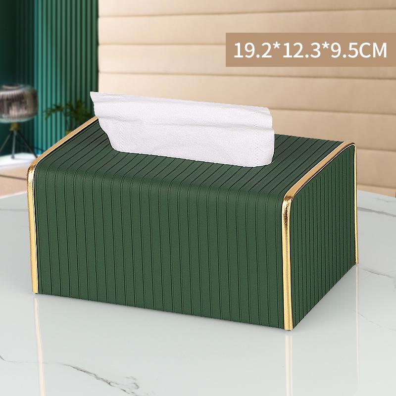 Luxusní Moderní Krabička na Kapesníky - Elegantní Design pro Domácí Dekor
