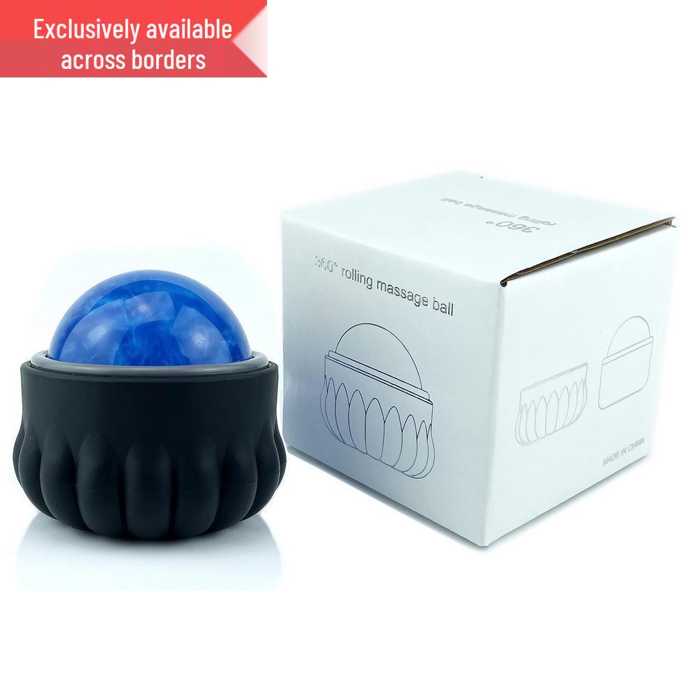 Cross-Border Resin Massage Ball - Handheld Rolling Fitness & Muscle Relaxation Tool
