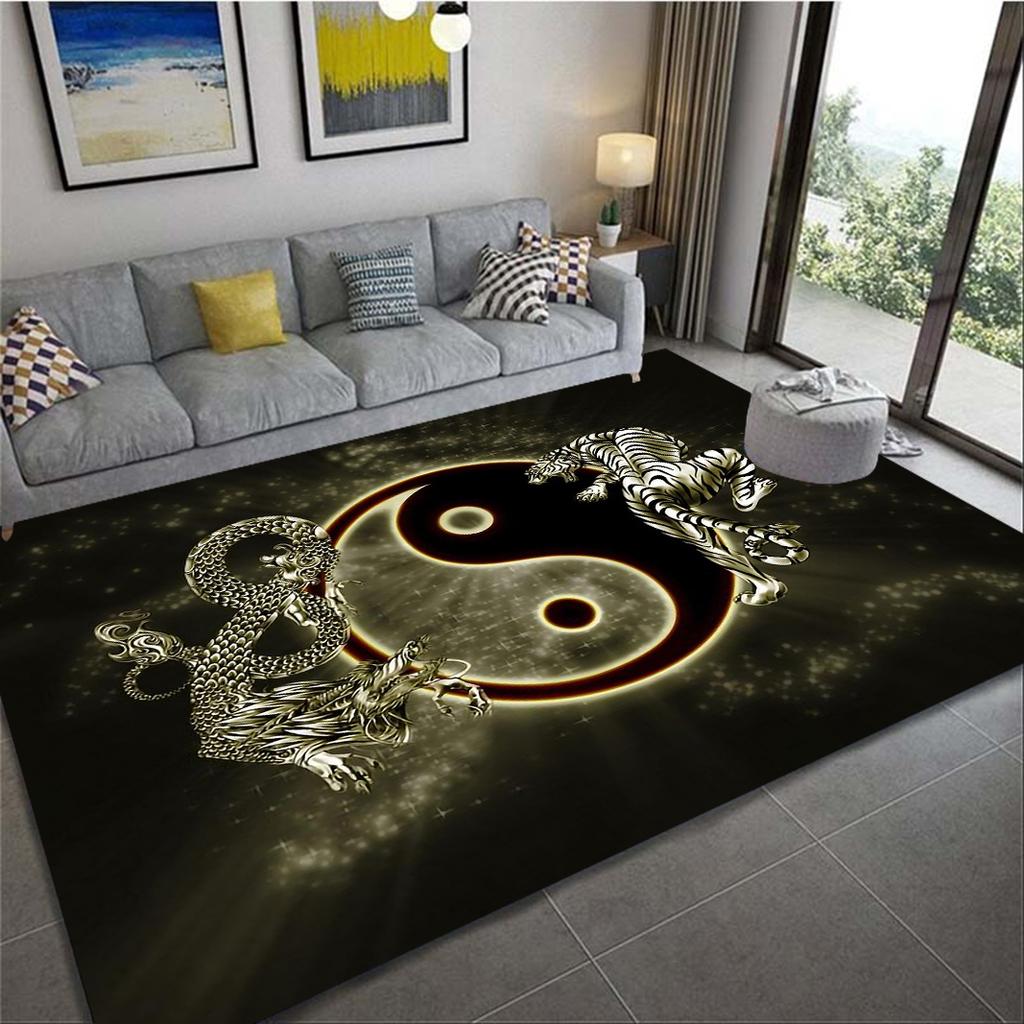Magic Dragon Pattern Carpets Non-slip Rug Doormat Children Room Polyester for Bedroom Living Room Kitchen Mats for Floor Rug