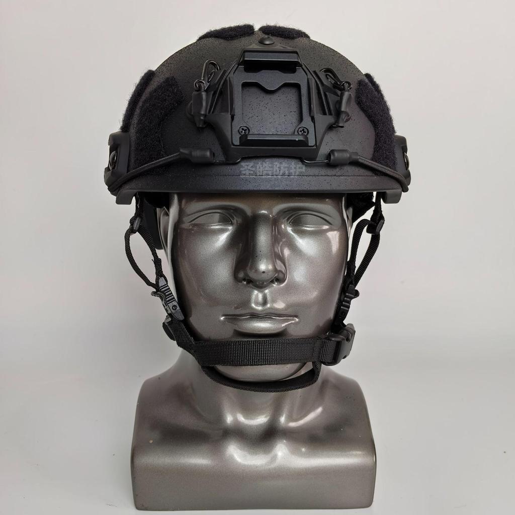 Fast SF Fiberglass High-Cut Riot Helmet 1.5kg with Outdoor Equipment and Wendy Suspension Liner