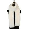 Imitation Rabbit Fur Scarf Solid Color Versatile Design Thickened Warm Scarf Cold Weather Fashion Accessories