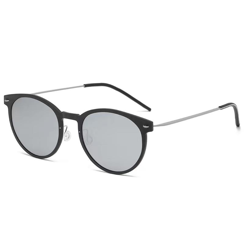 Screwless Ultralight Polarized Sunglasses Men Women Round Sun Glasses Frames Denmark Design Eyewear Prescription Eyeglasses