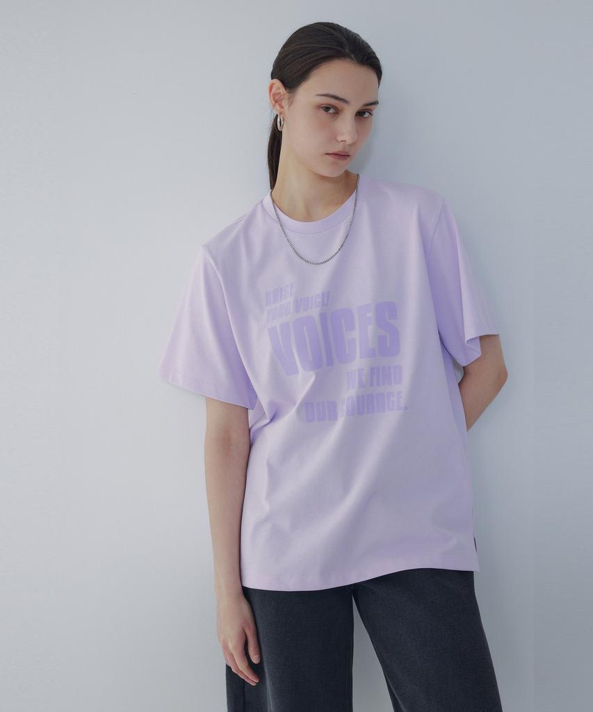 Bobeu Flopy Print Regular Fit T-Shirt_Violet 7156240006