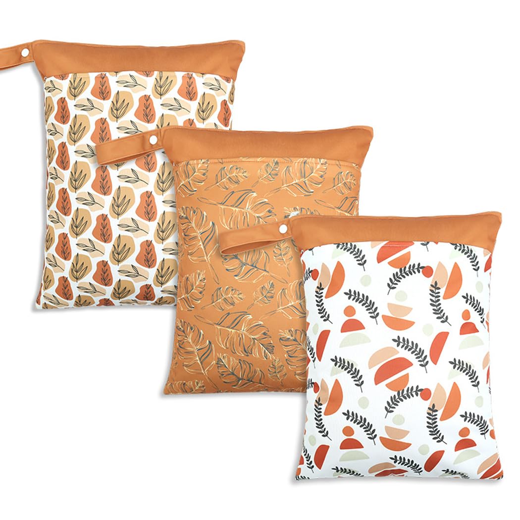 

KALAVIKA Diaper Pouch Perfect for and Perfect for and Waterproof and Large Capacity for Outings and Small 3-Piece Set, Waterproof, Washable, Daycare,