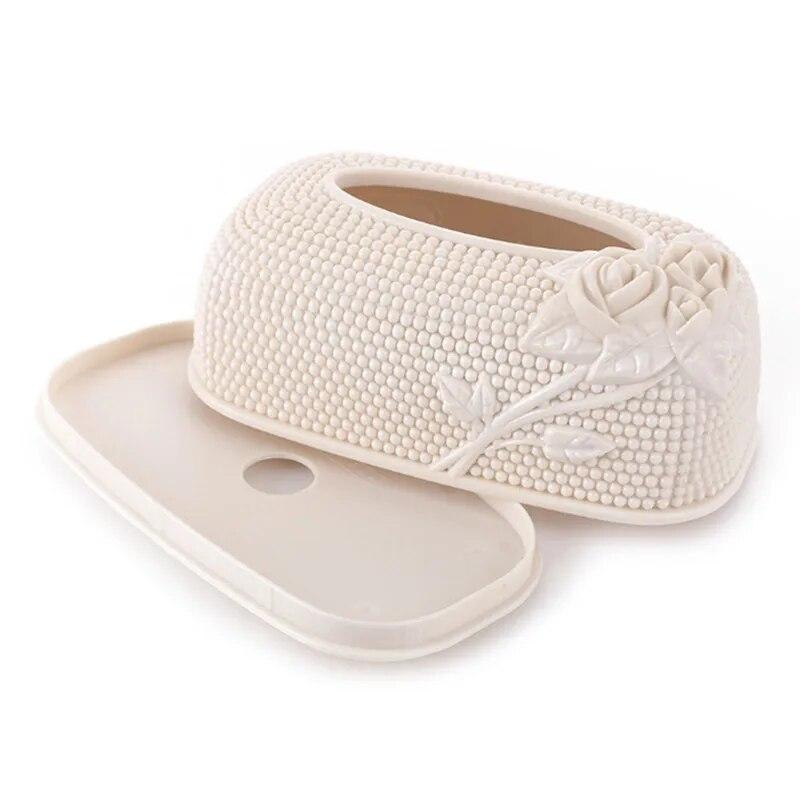 Creative Desktop Kitchen Pumping Tray European Acrylic Tissue Box Fashion KTV Hotel Tissue Box Bar Napkin Box