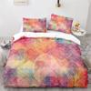 Colorful Geometric Duvet Cover Set Psychedelic Swirl Bedding Set King Queen For Kids Adults Room Microfiber Abstract Quilt Cover