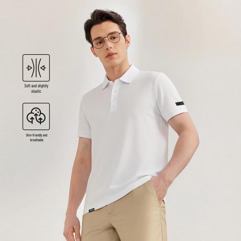 Jeep Men's Ice Silk Short Sleeve Polo Shirt P86DMKT422