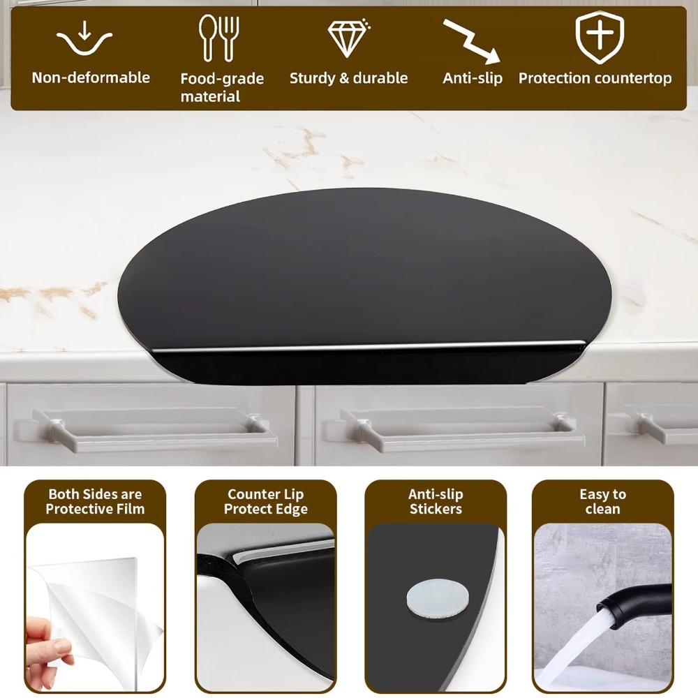 With Lip Edge Chopping Board Acrylic Dough-kneading Board  Baby Food