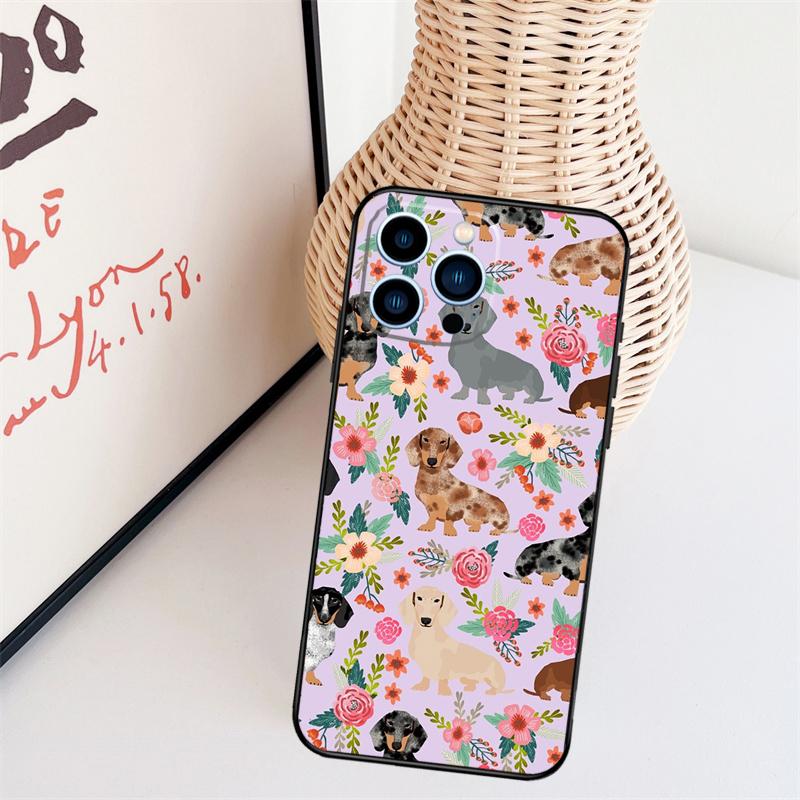 

Dachshund Teckel Dackel Dog Phone Case For iPhone 17 Pro Max 16 15 11 13 12 14 Pro Max mini 15 16 Plus 16e 17 Air Cover iPhone 15 Plus