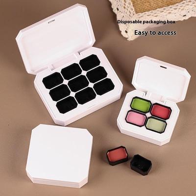For Nail Manicure DIY Fast Painting Gel Solid UV Varnishes Ombre Gel Nail Polish 4/6/9/12 Grids Empty Magnetic Packaging Box