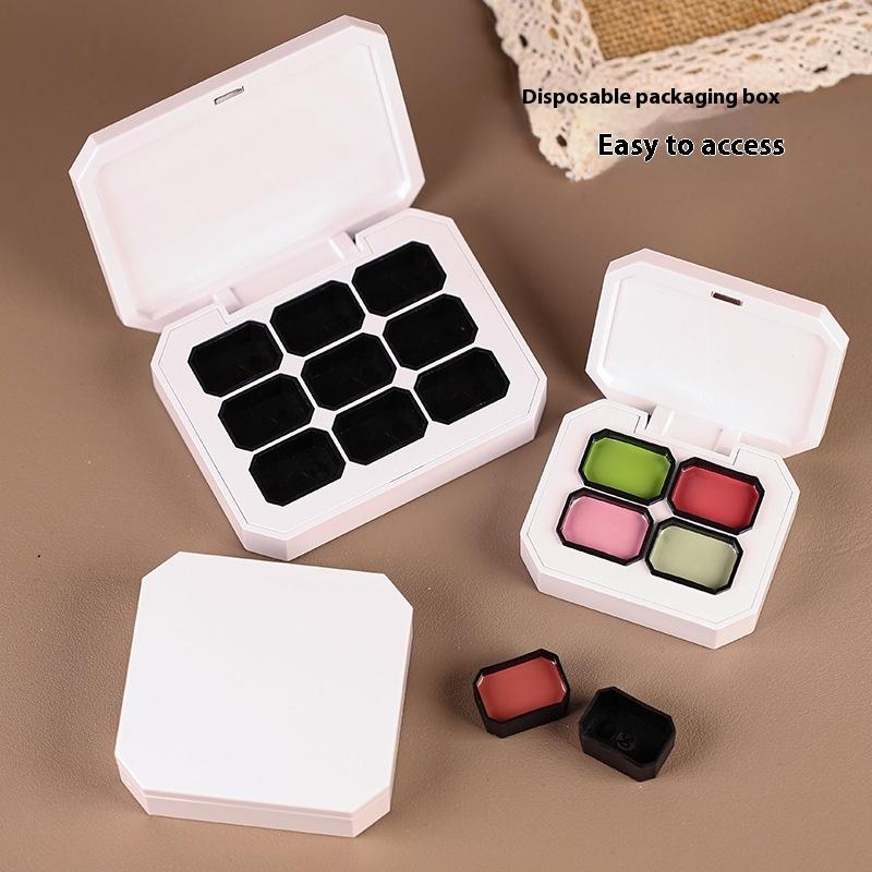 4/6/9/12 Grids Empty Magnetic Packaging Box For Nail Manicure DIY Painting Gel Solid UV Polish Ombre Nail Art