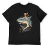 Catana Shark T-Shirt Shirts Graphic Affliction Shirts Croswit Shirt Man Plus Size Tops Funny T Shirts for Men