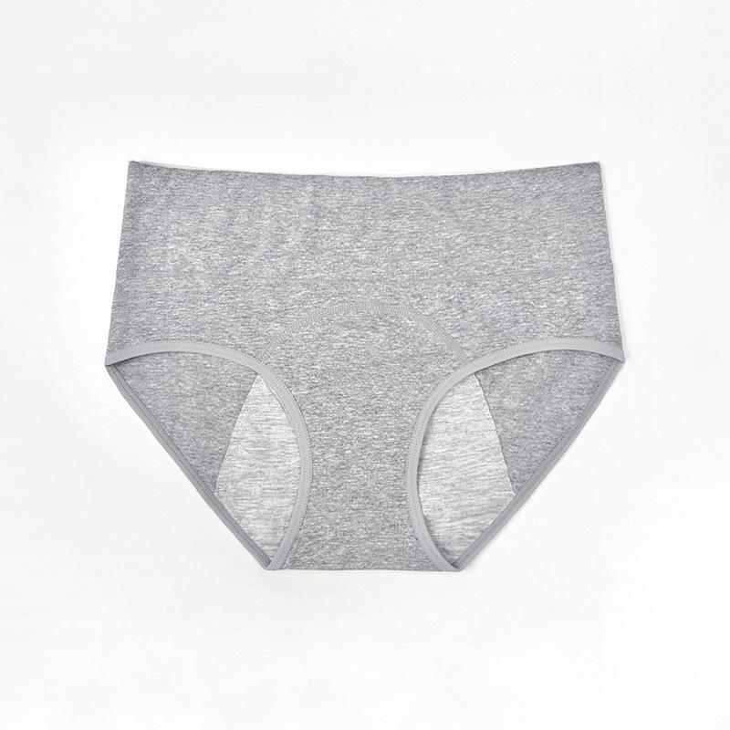 Ladies Spring and Autumn Cotton Wide and High Period Anti Side Leakage High Waist Breathable Underwear