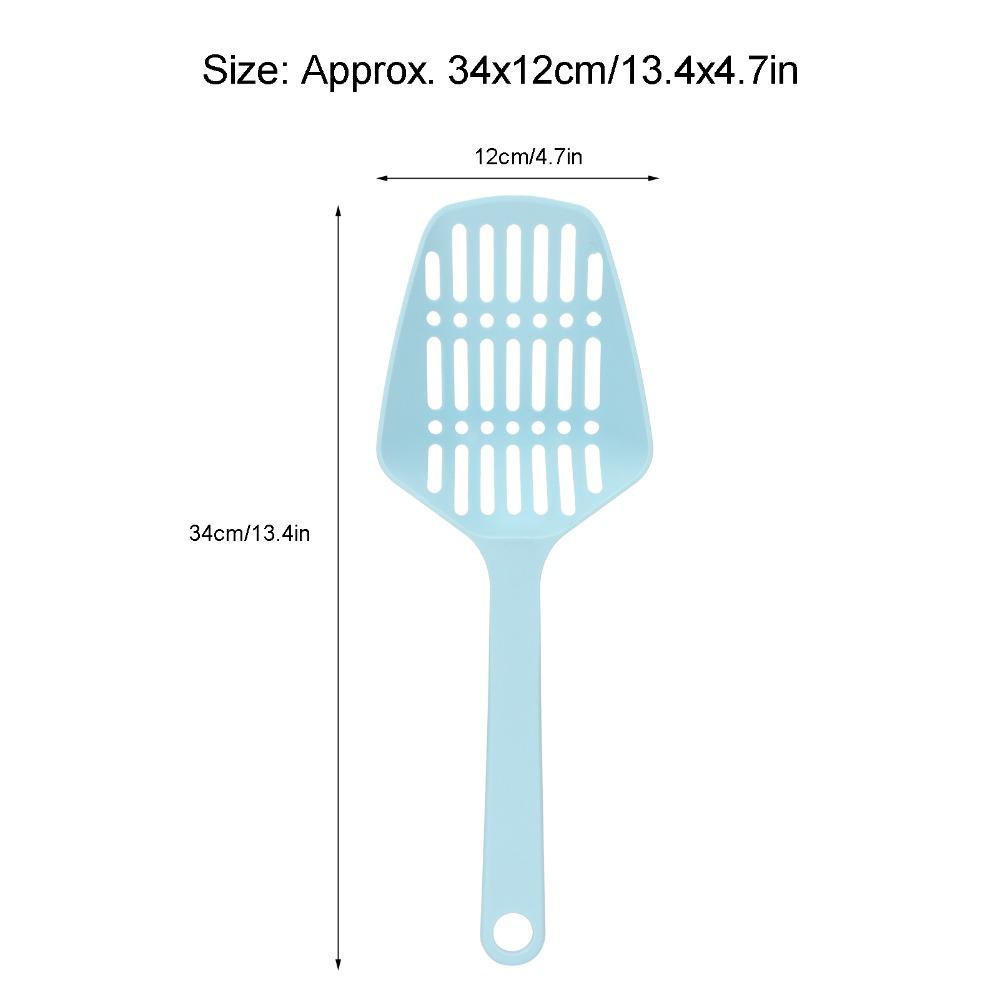 With Back Hook PP Triangle Large Cat Litter Scoop Deep Shovel Pet Litter Shovel  Cat Litter Box