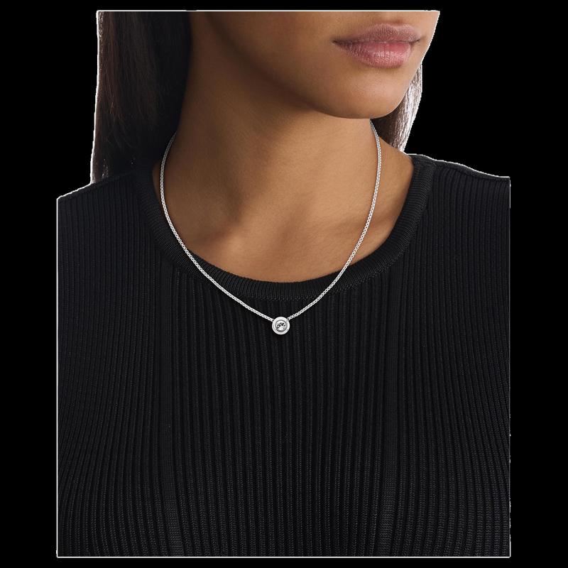 Calvin Klein Fashion Series, Simple and Elegant , Same Style for Men and Women, Couple Model 23158924 35000769-Crystal Necklace F
