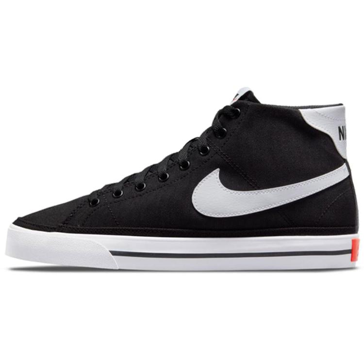 New Nike Court Legacy Canvas Mid 'Black White' DD0162-001