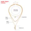 Retro Style Snake Water Drop Pendant Spiral Collarbone Chain Personalized Trend Necklace