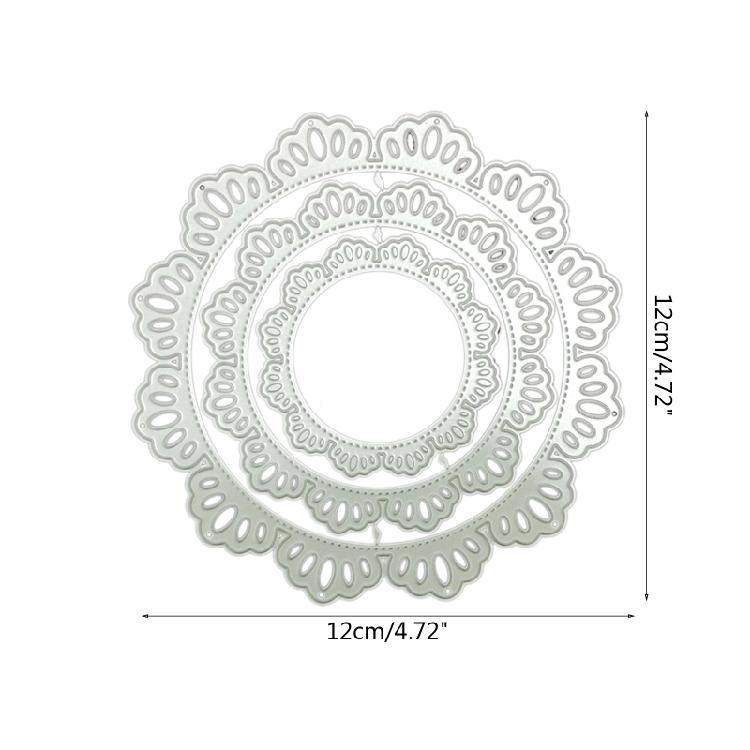 Multi-layer Circle Die Cuts Template for Gift Card Making Scrapbooking DIY Craft