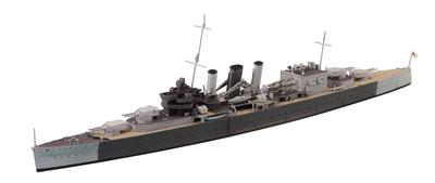Aoshima Bunka Kyozai Waterline Series 810 British Heavy Cruiser Cornwall Plastic Model Kit 1/700 No.