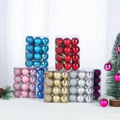 Small Bauble Christmas Ball Christmas Tree Balls Hanging Tree Pendants Christmas Tree Decoration