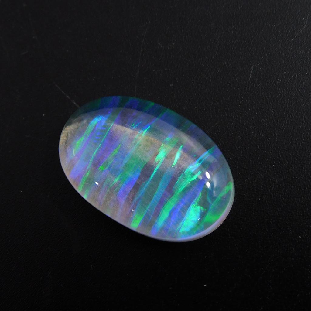 Lab-Created Opal Loose Gemstone Boulder Oval Cut 21.60 Ct Multi Color October Birthday Birthstone