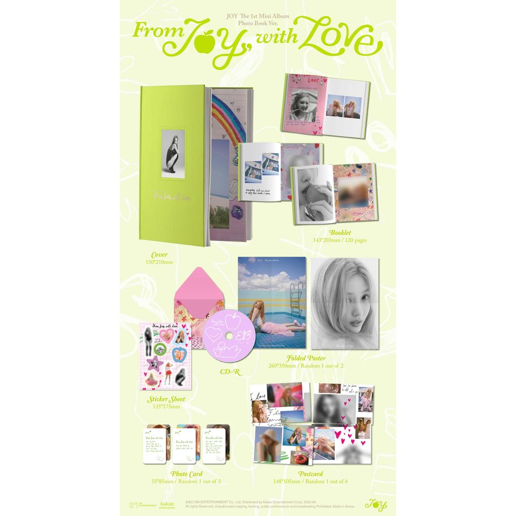 [Vorbestellung] JOY(ROTER SAMT) - 1. Mini-Album [From JOY, with Love] FOTOBUCH-Version. (+Online-Vorteil)