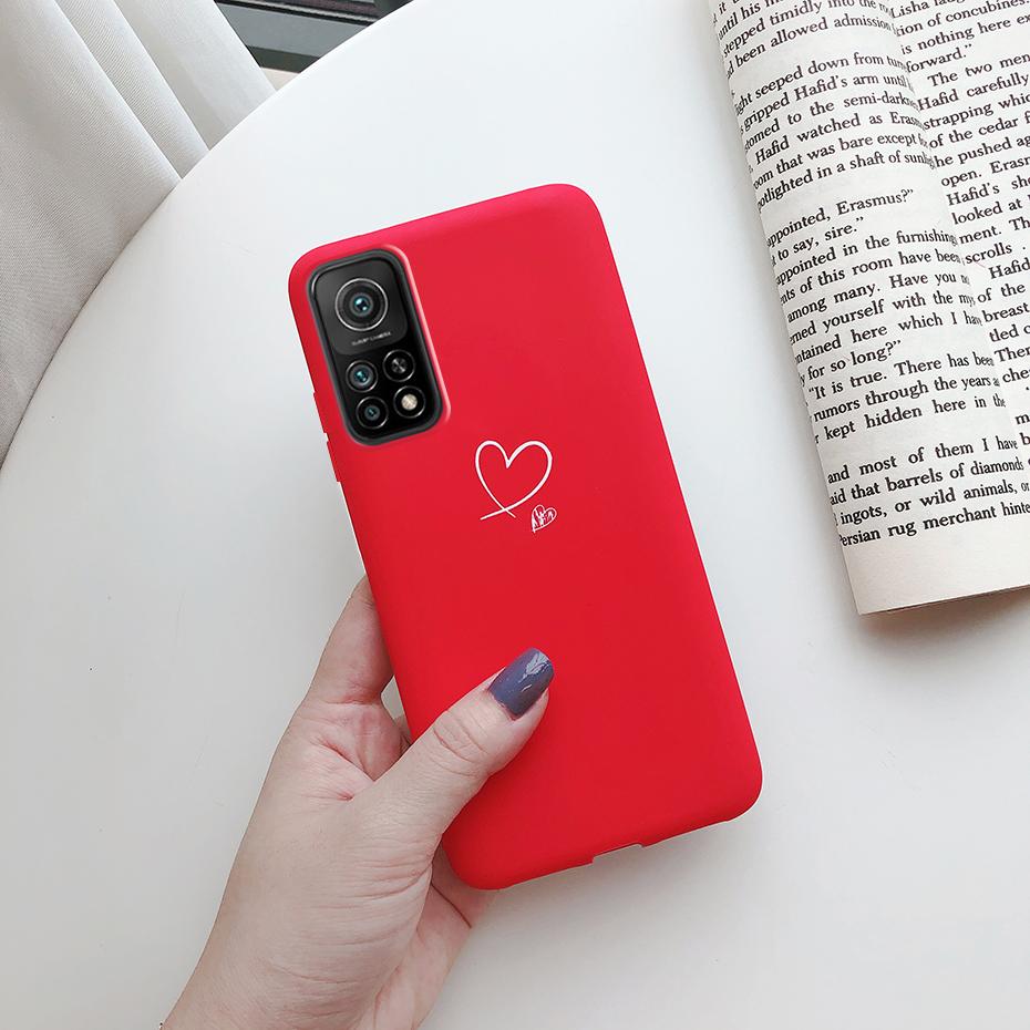

For Xiaomi Mi 10T Pro Case Cute Funda Silicone Matte TPU Soft Back protective Cover For xiaomi mi 10t 10tpro mi10T 10 t pro Case Mi 10T Pro