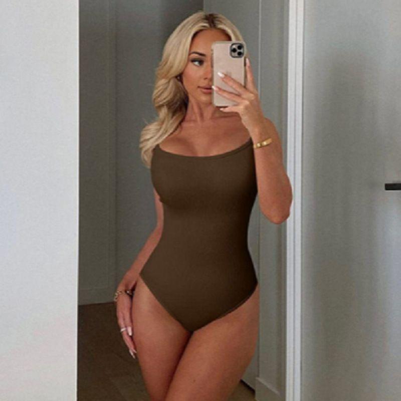 

Европа и Америка Трансграничный Корсет-боди для подтяжки бедер Спортивный для тренировок Без рукавов Майка Камисоль Треугольный Комбинезон для йоги Женский Coffee] S