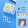 100 Pièces Embouts d'Ongles Amande Couvrance Totale Mat Gel Souple Faux Ongles Pour Salon de Manucure DIY Manucure Maison Création d'Art pour Ongles