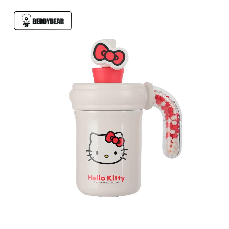 Bear Cup Kitty Insulated Straw Bottle