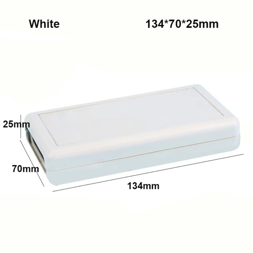 New Waterproof Project Enclosure Boxes ABS Plastic White Black Storage Case 9 Styles Housing Instrument Case Electronic Supplies