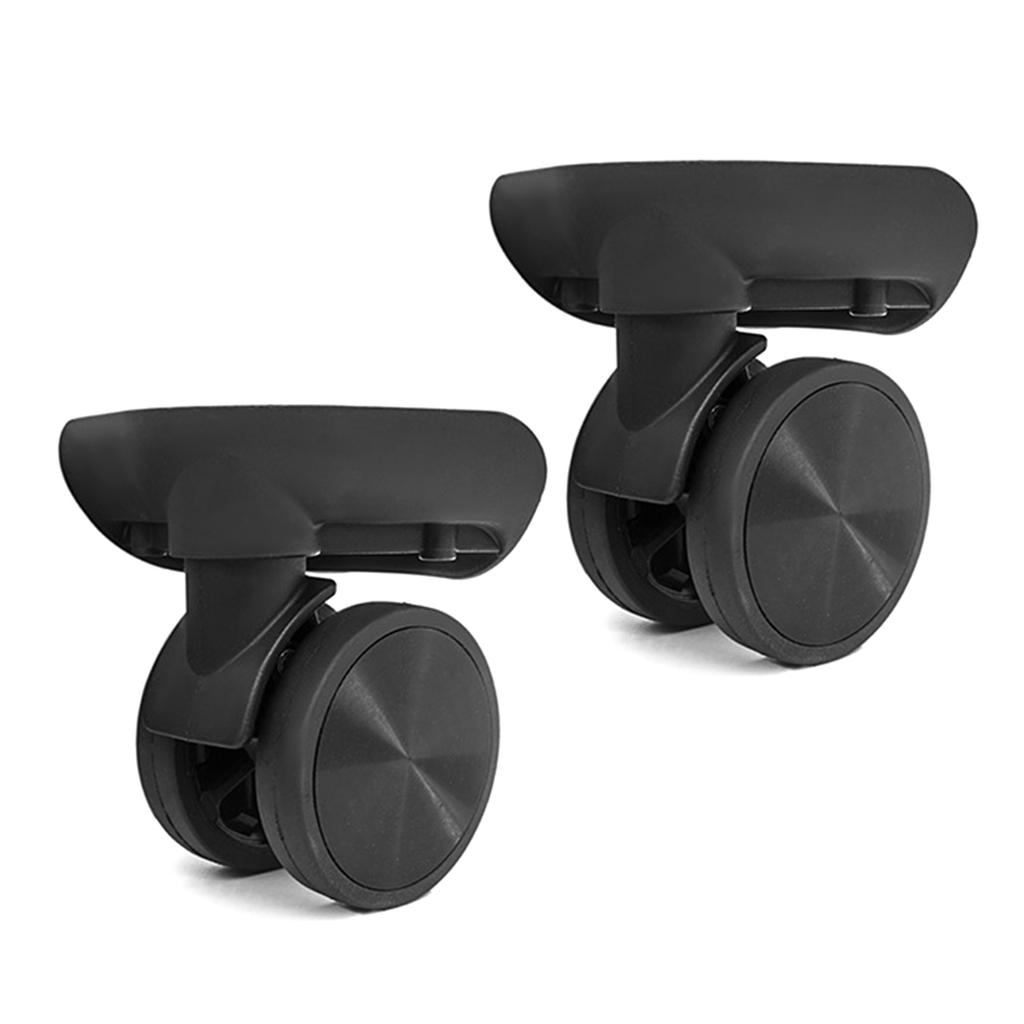 Trolley Case Luggage Wheels Luggage Swivel Left and Right Wheels DIY Suitcase Replacement Parts for Most Suitcases