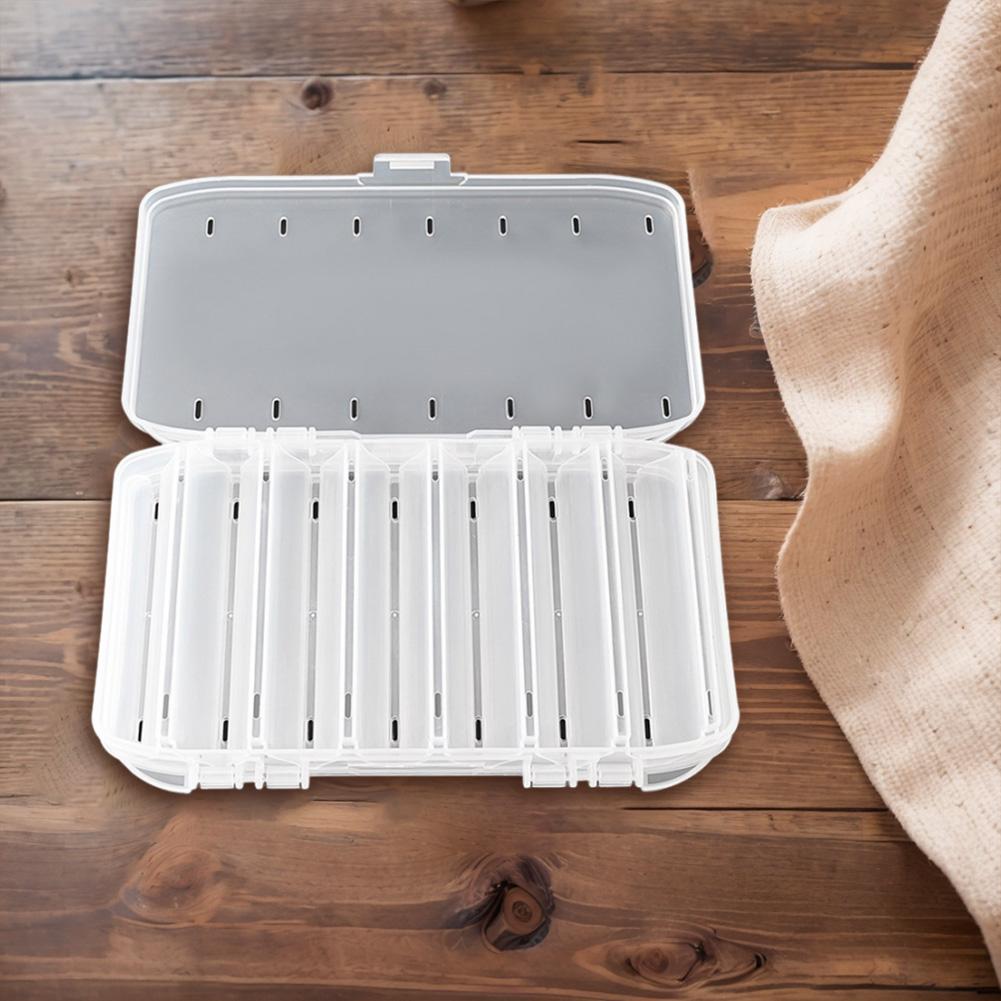 Double Sided Fishing Tackle Box Large Capacity Fishing Lure Hook Box Wear-Resistant Fishing Lure Organizer for Storage Big Baits