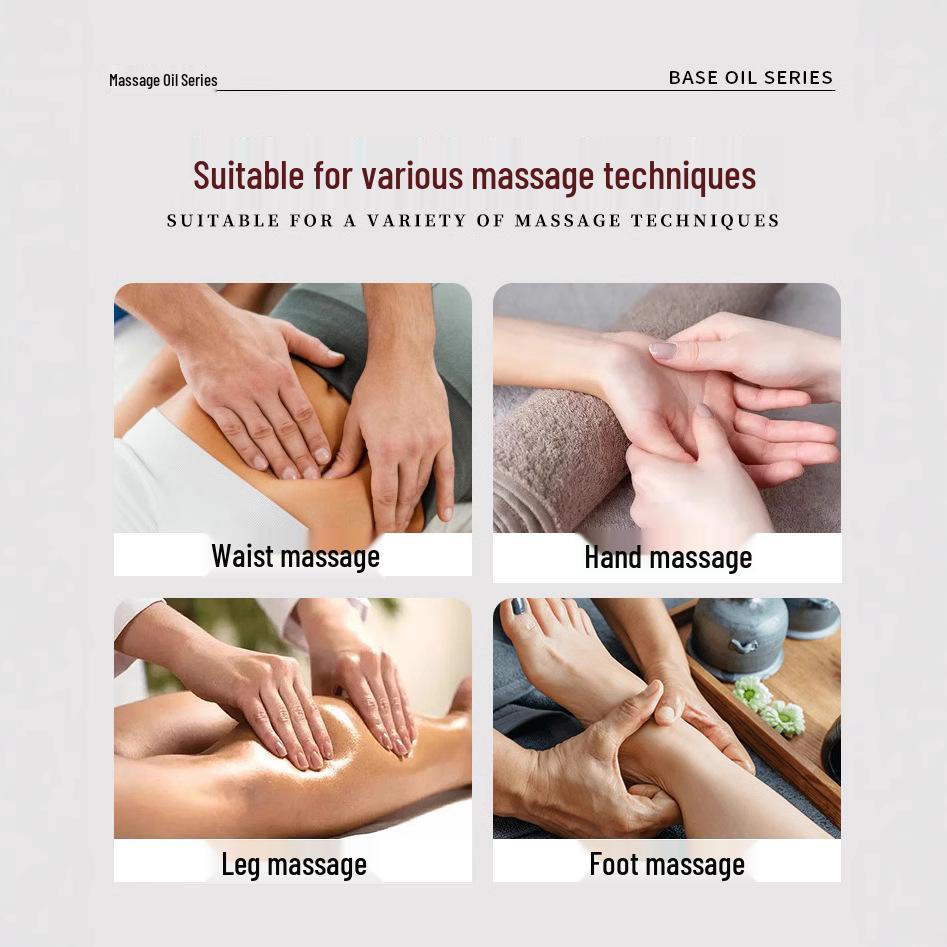 Olio Massaggio Erboristico Assenzio Zenzero per Calore e Nutrizione Totalmente Corpo - Ideale per Gua Sha e Saloni di Bellezza.