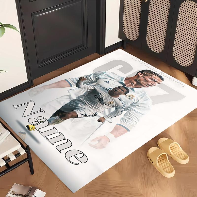 CR7 (28) Personalisierter Name Büro Teppich Stilvolle Dekoration für Wohnzimmer Schlafzimmer Küche