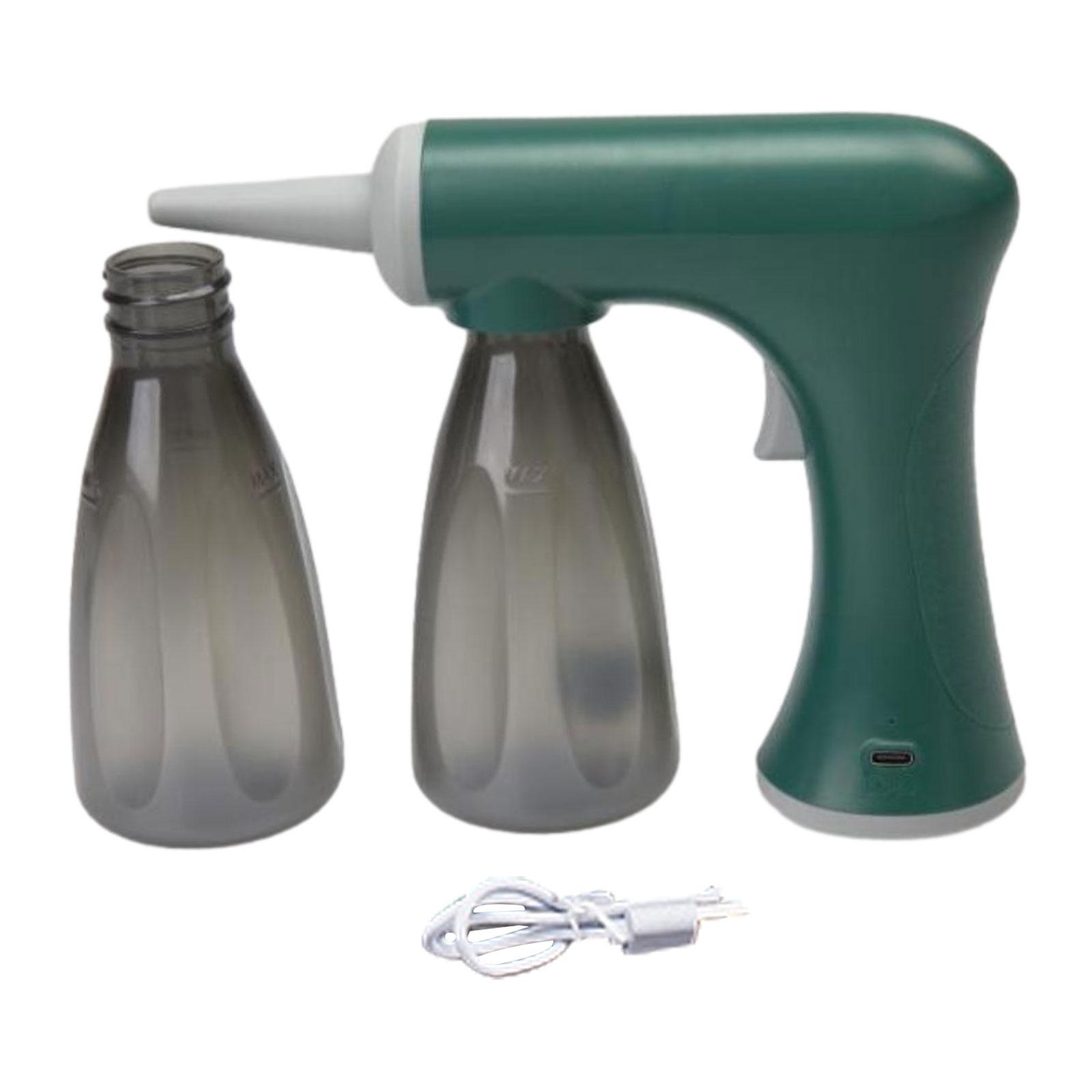 

Электрическое устройство для создания пузырьков с питанием от USB для вспенивания волос в салоне зелёный