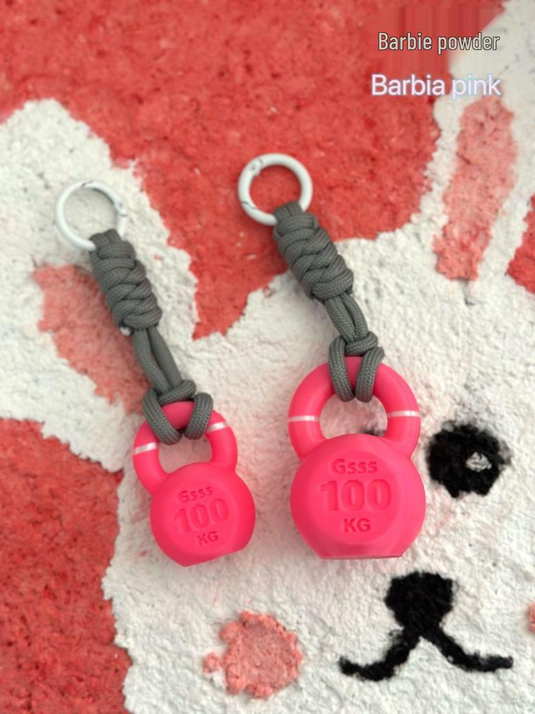 Lover 03 Kettlebell Accessories: 3D Fitness Keychain Bag Charm Pendant