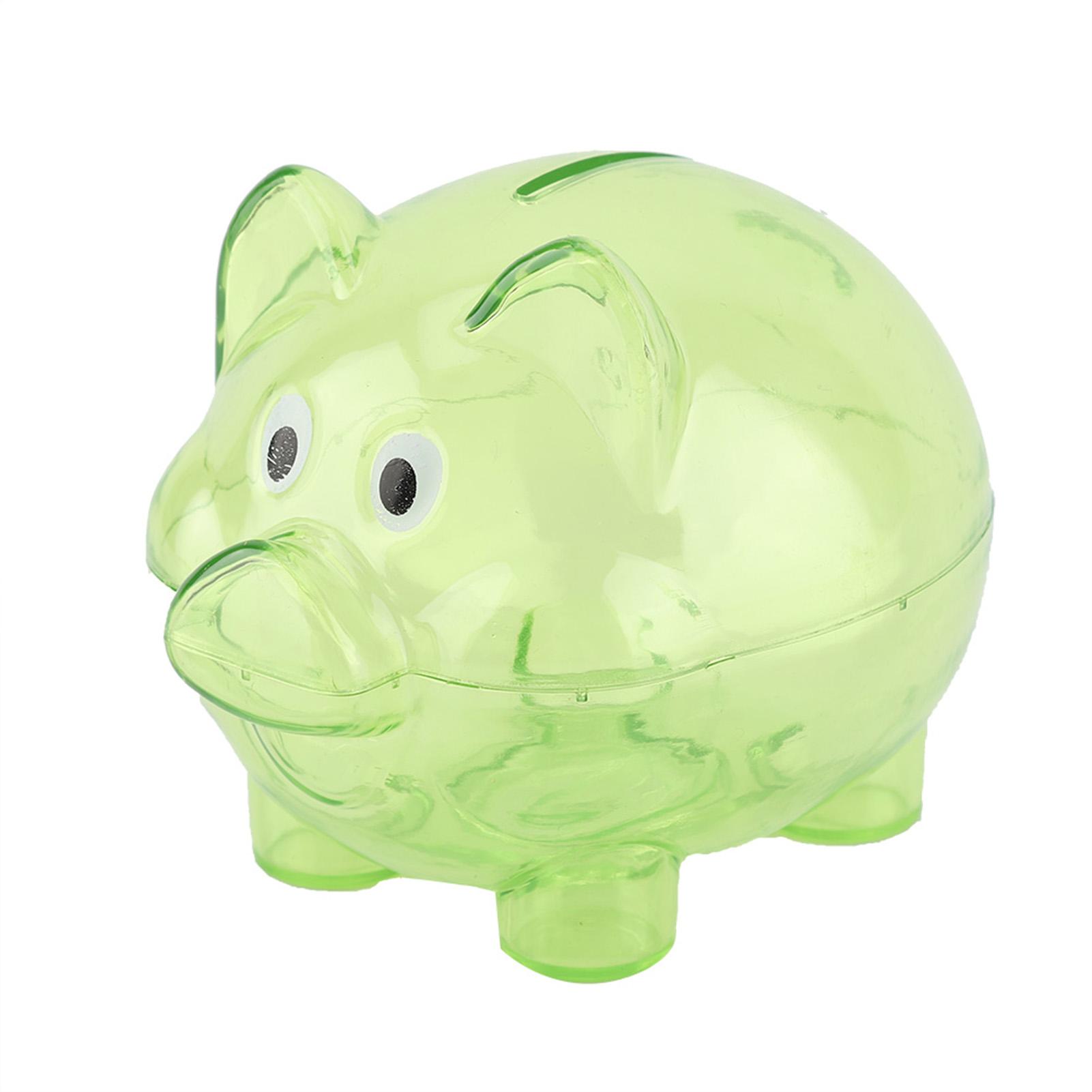

Милая креативная цветная свинья-копилка, подарок на день рождения, игрушка-копилка Small green