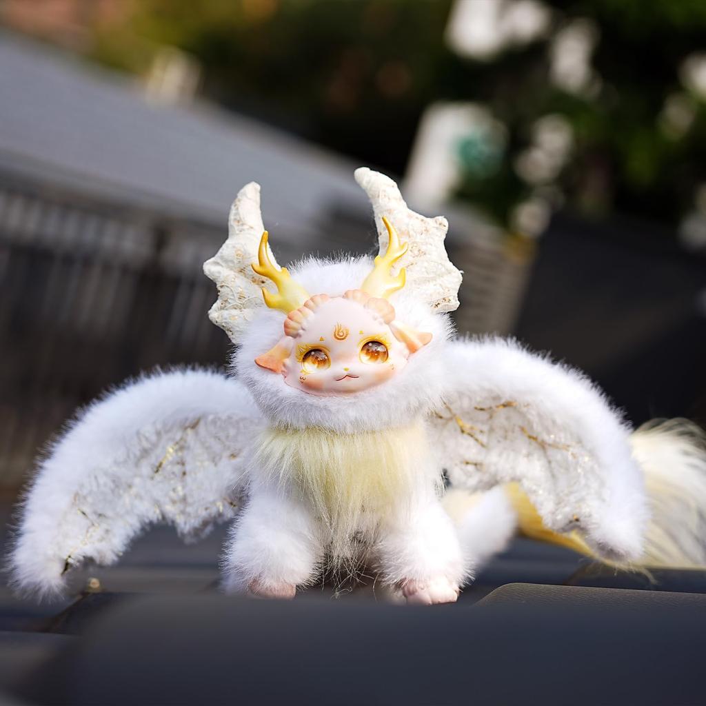 ICY Fortune Days Blind Box Round Fantastic Creatures Plush 1 Approximately 18cm Made of and Gift Edition, 2, Series, Doll, Piece, Box, Tall,