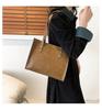 Large Capacity Black Tote Bag For Women Fashionable And Versatile Urban Style