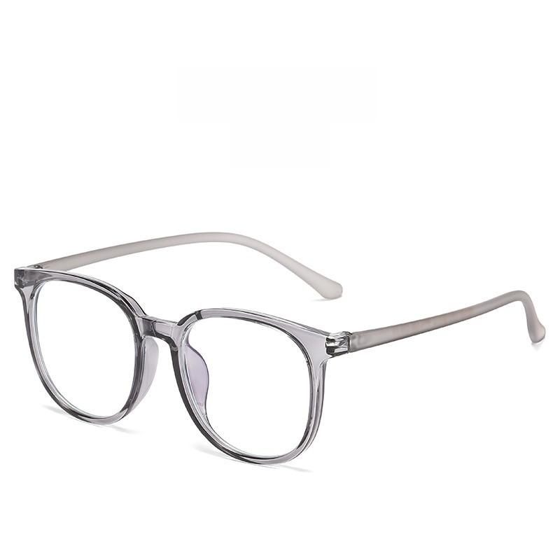 Tr90 Round Eyeglass Frame With Blue Light Filter For Casual Wear Fashion 2023