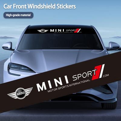 Car Front Rear Windshield Decal Sticker Decoration For Mini Cooper JCW Works R56 R50 F54 F55 F56 F57 F60 R52 R53 R55 R57 R58 R59