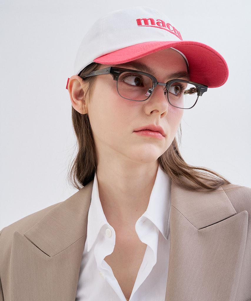 Makeuni Signature Logo Mix Ball Cap_Coral