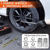 2 Ton Scissor Car Jack with Tire Changing Kit - Emergency Tool for Cars, SUVs, MPVs